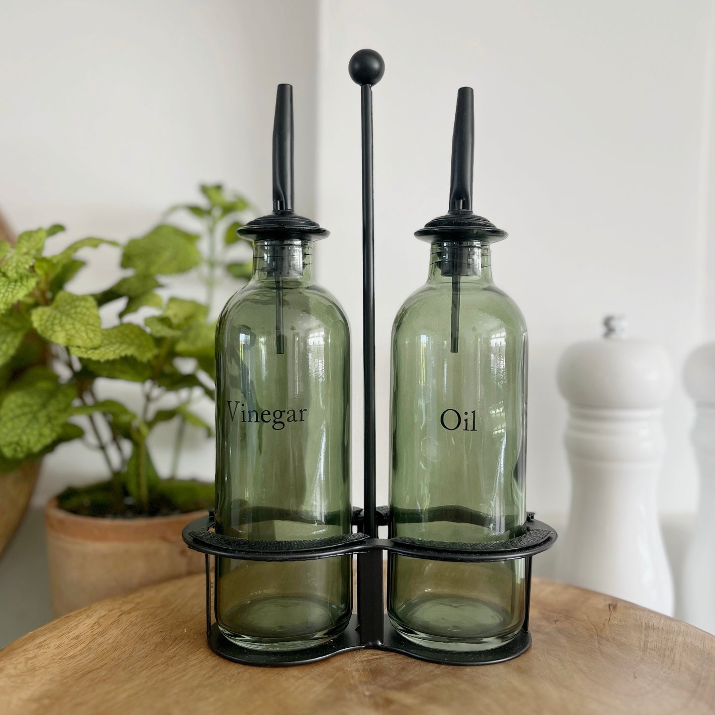 Oil & Vinegar Glass Bottle Set