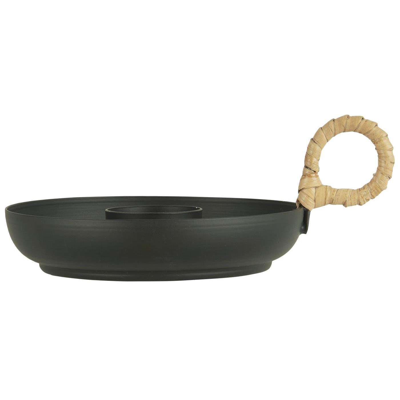 Bronze & Bamboo Candle Holder