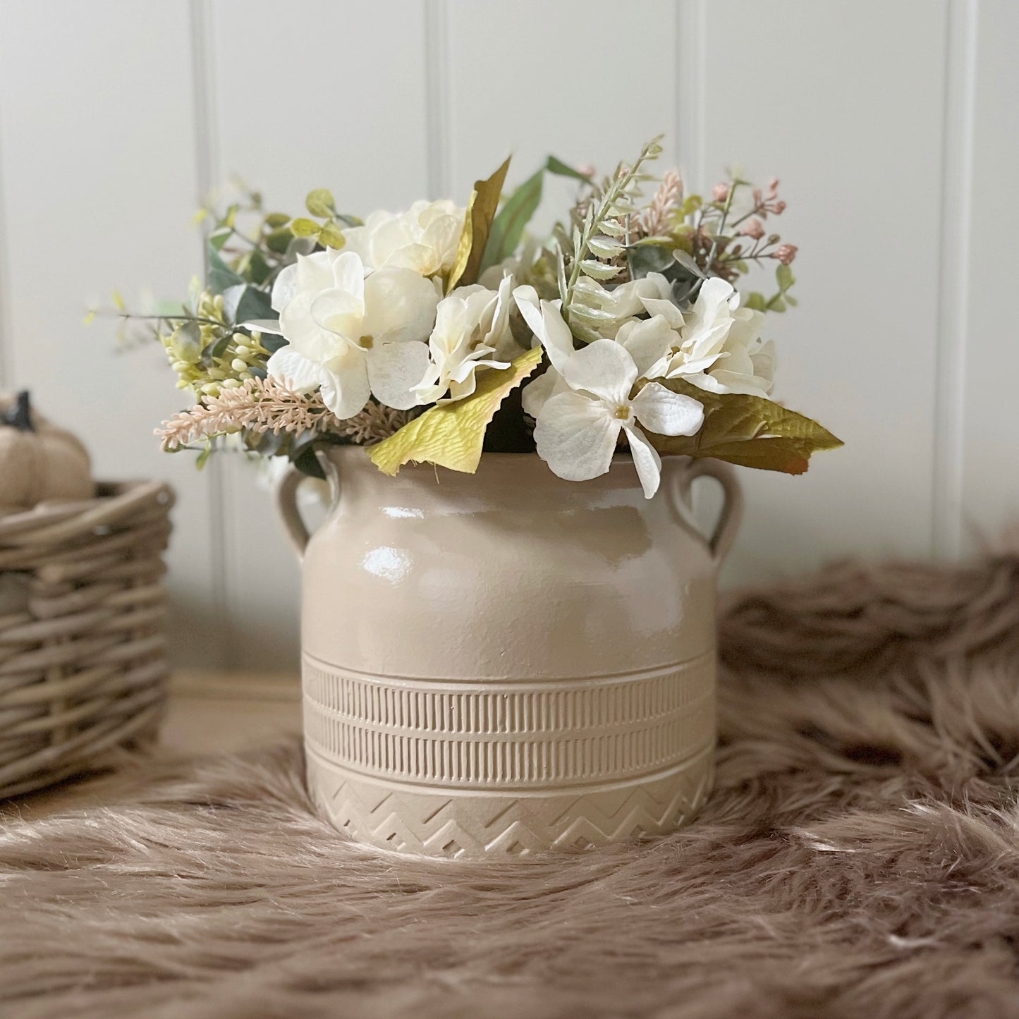 Ceramic Beige Pot