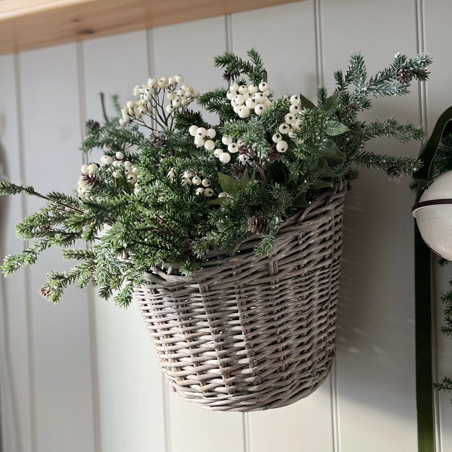 Large Willow Wall Basket