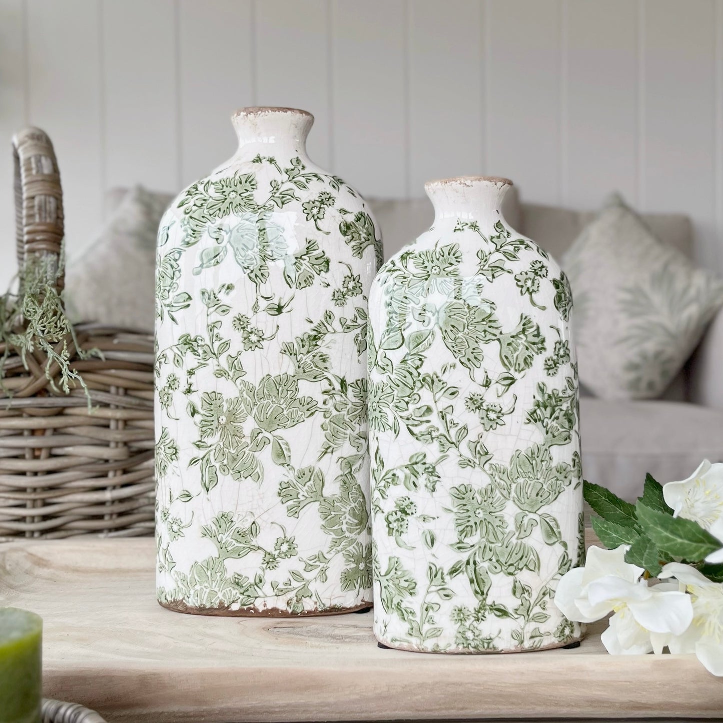Olive Vintage Style Bottle