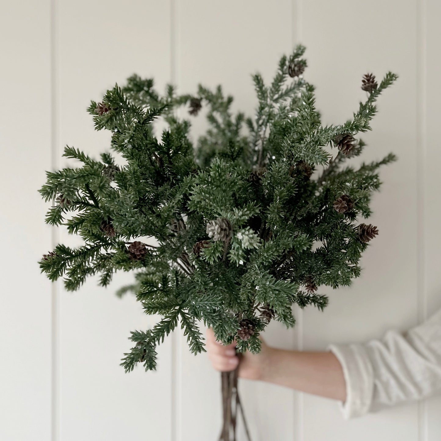 Snowy Cedar Pine Spray