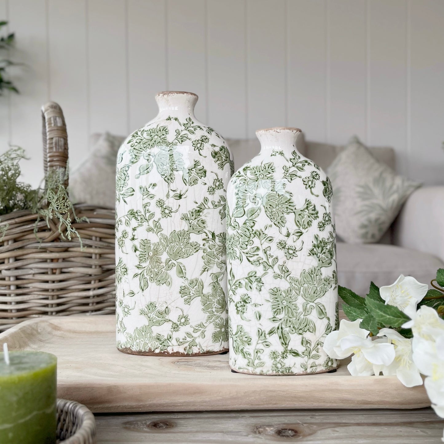 Olive Vintage Style Bottle