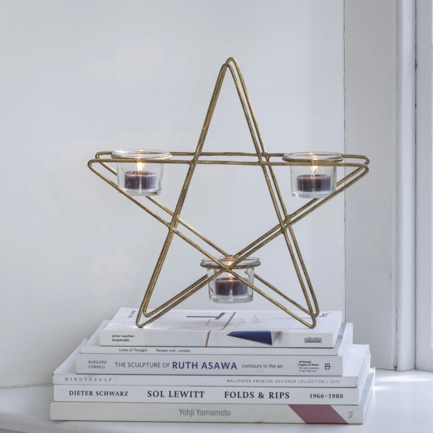Star Triple T-Light Holder