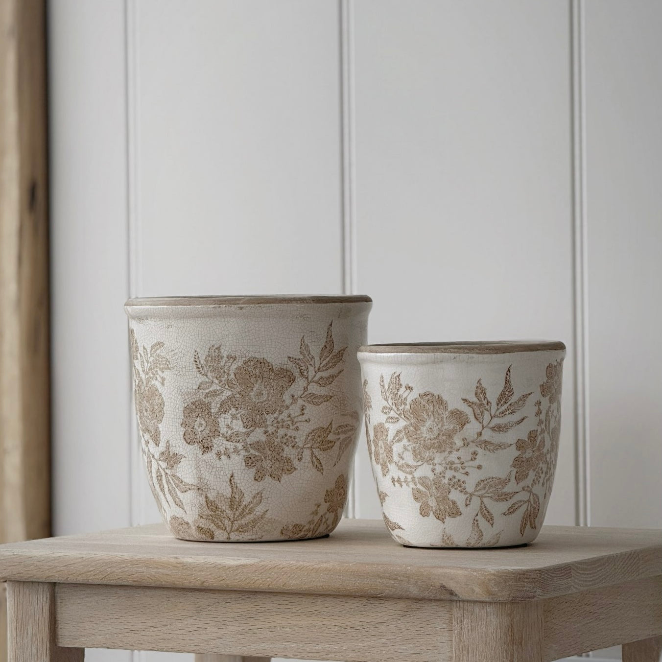 Brown Vintage Style Planter