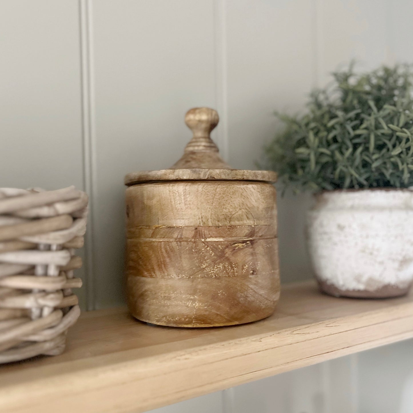 Amala Mango Wood Jar