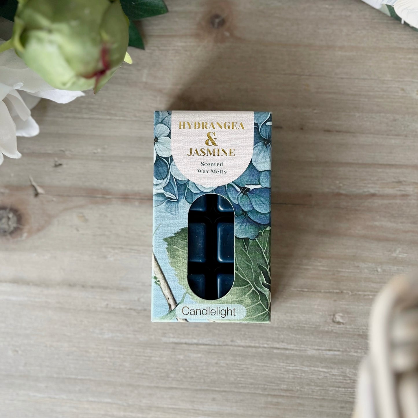 Pack of 8 Wax Melts Hydrangea & Jasmine