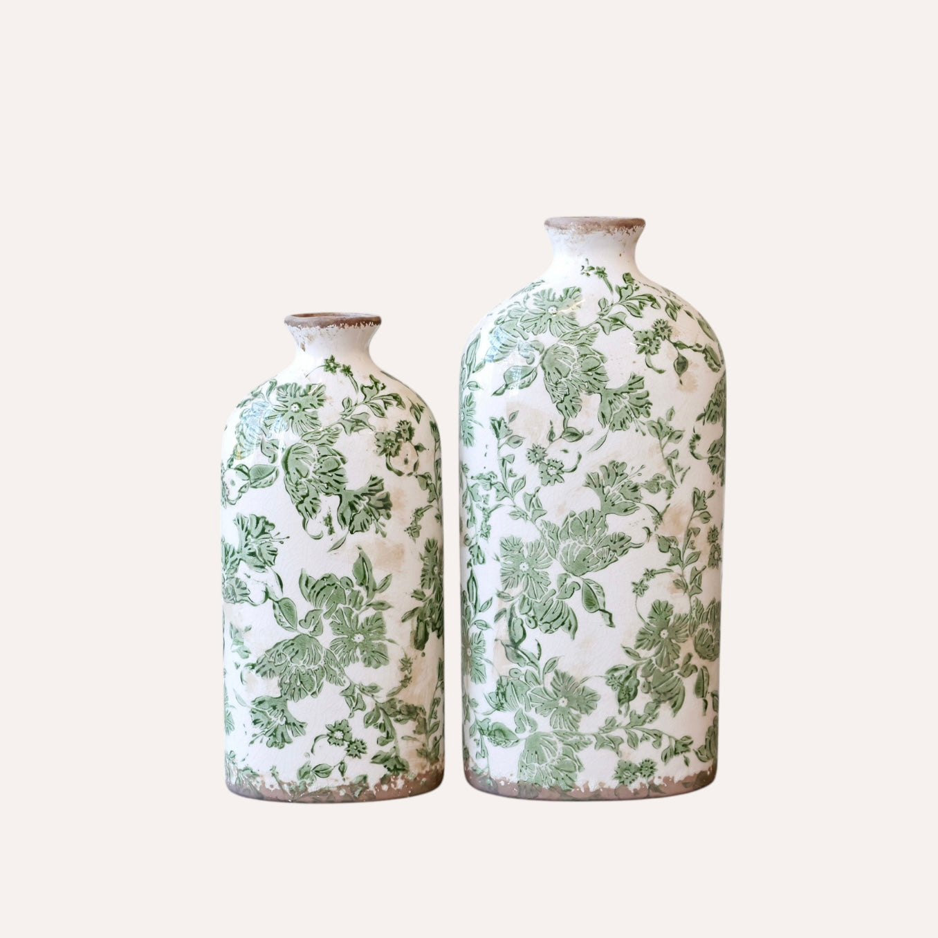 Olive Vintage Style Bottle