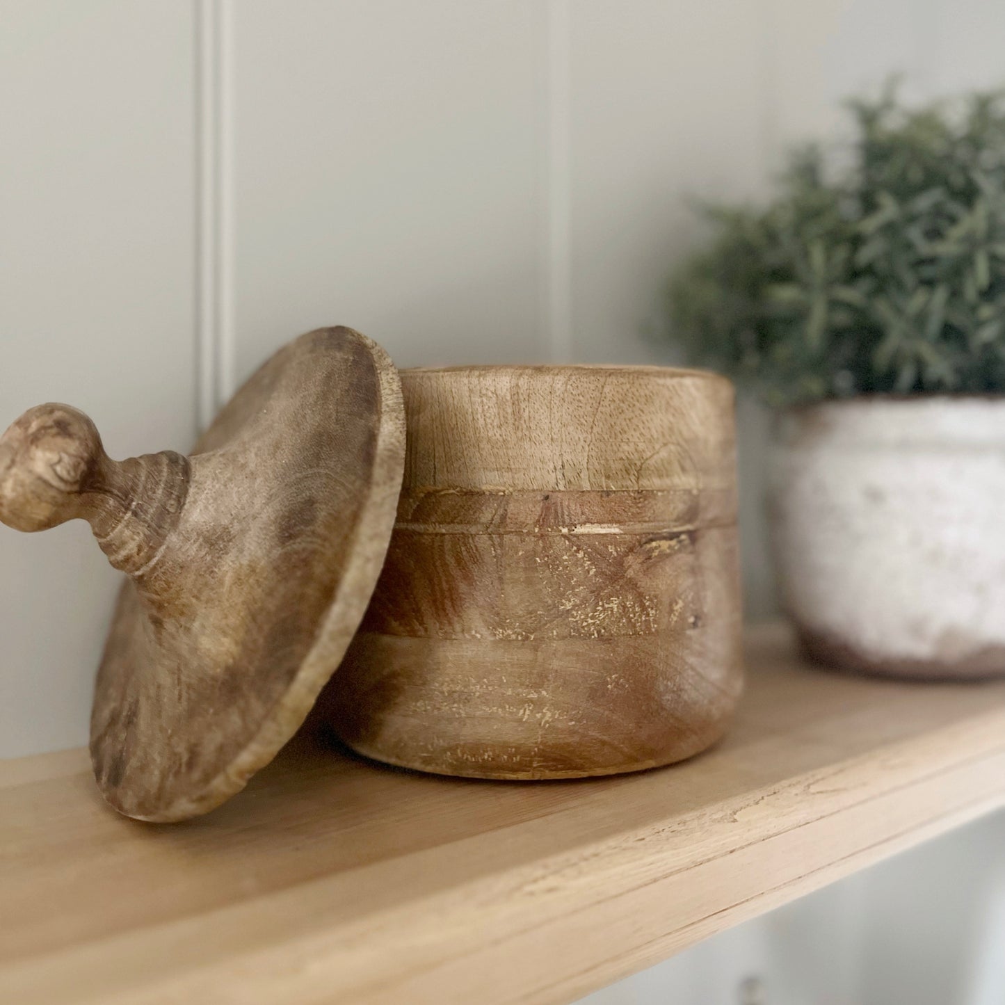 Amala Mango Wood Jar