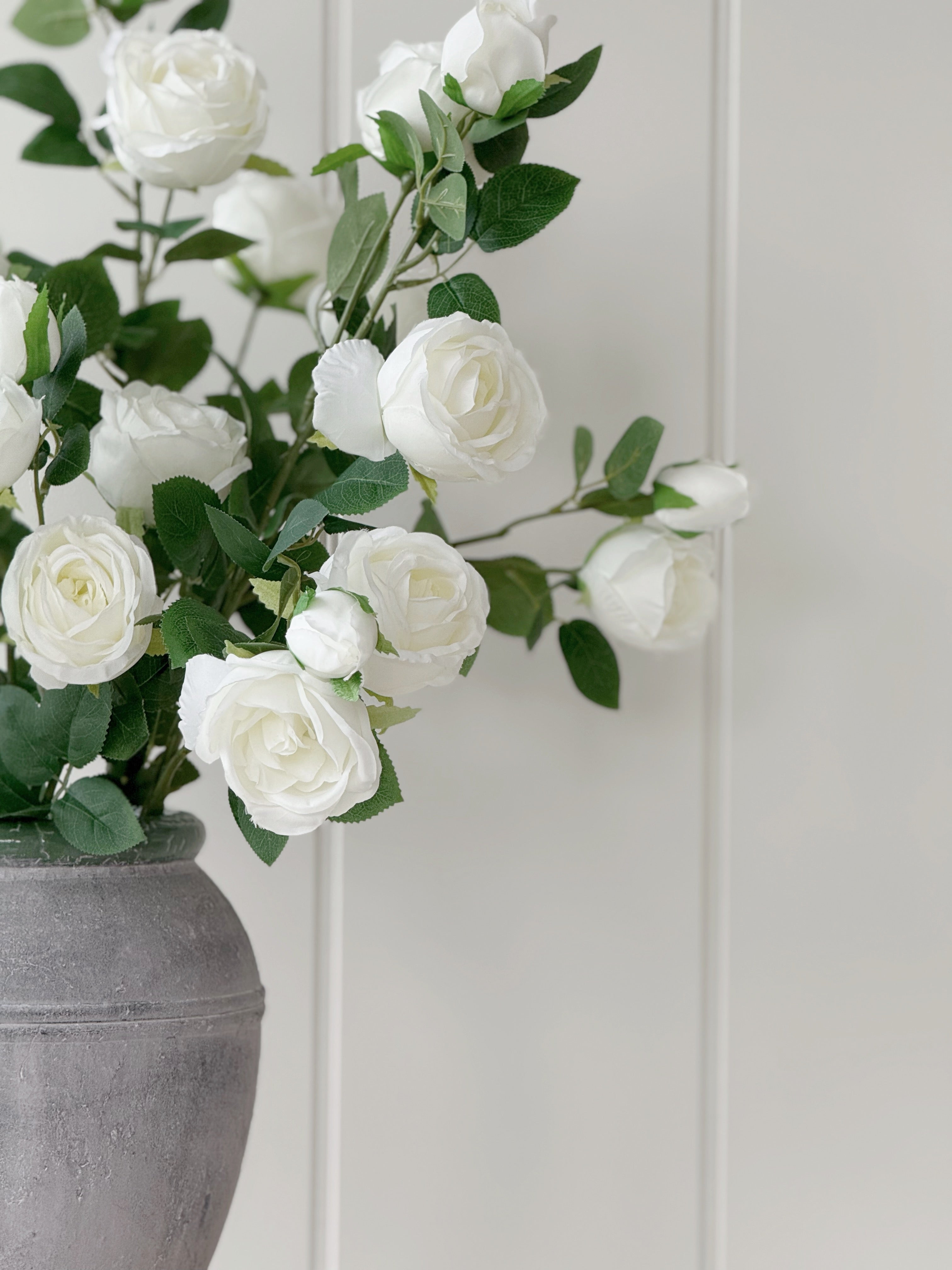 White Gemma Rose Spray