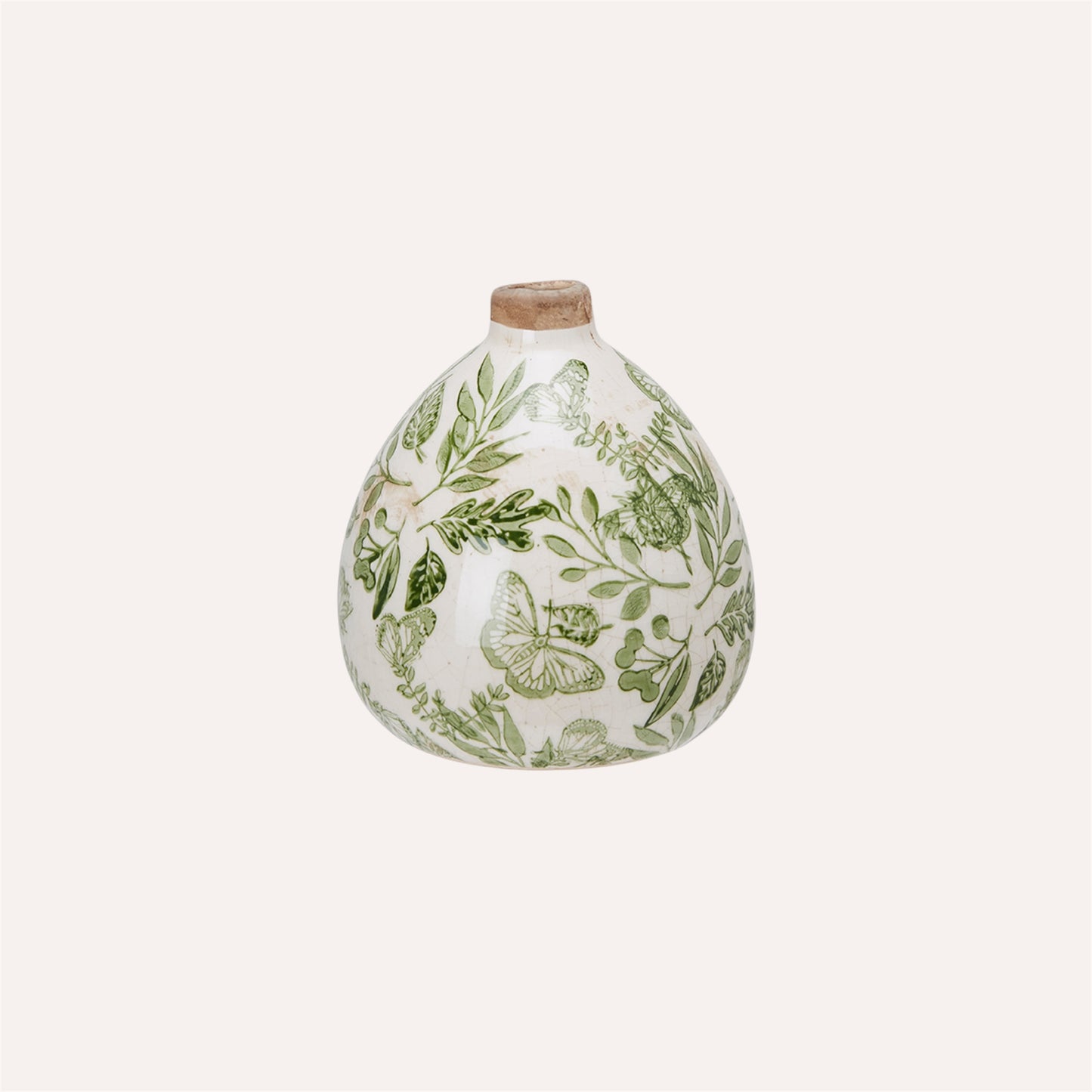Green Vintage Style Vase