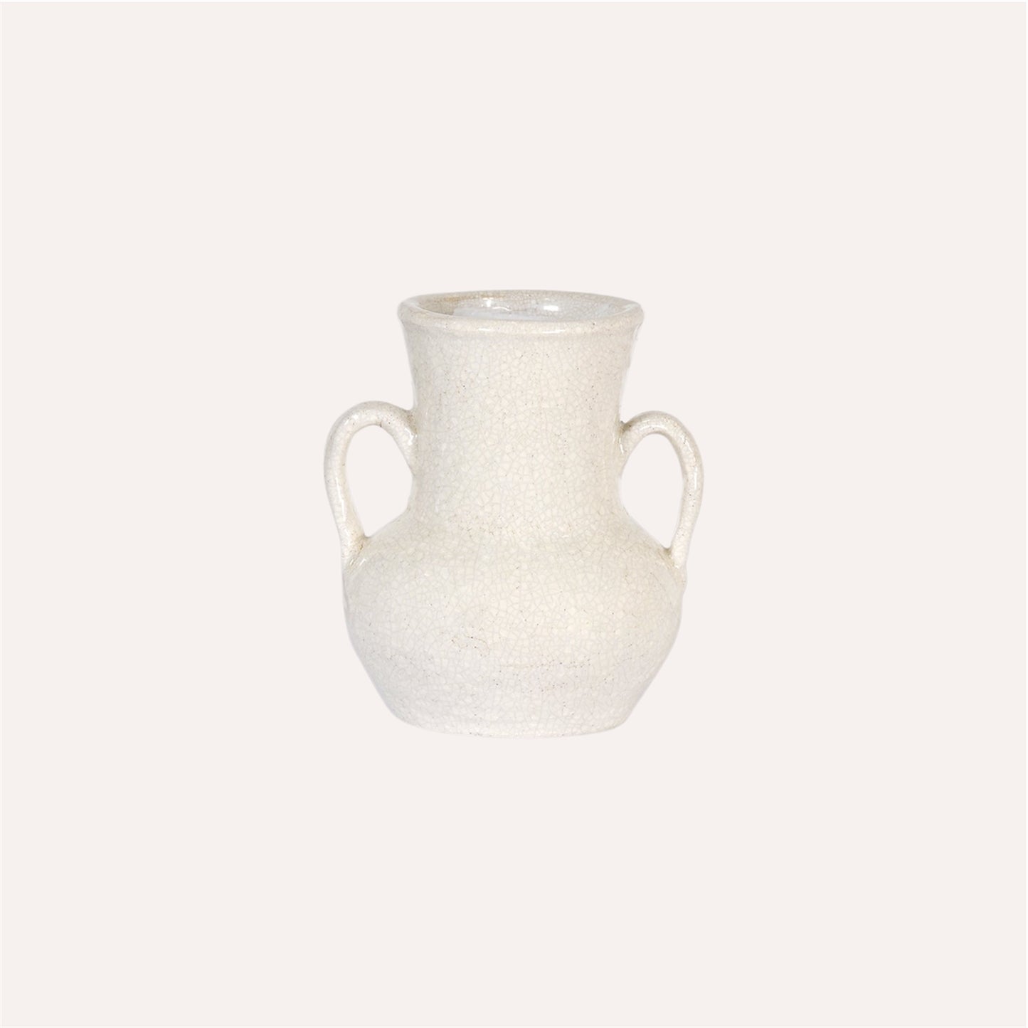 Ravello Vase with Handles White