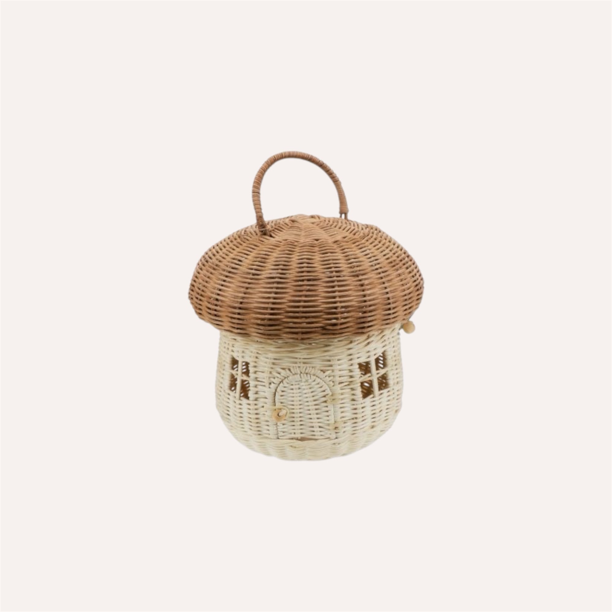 Rattan Mushroom Basket