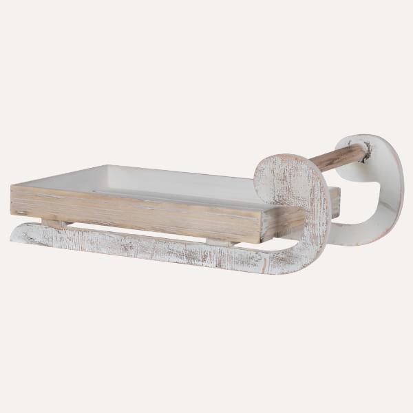 Imperfect Distressed Sleigh Tray