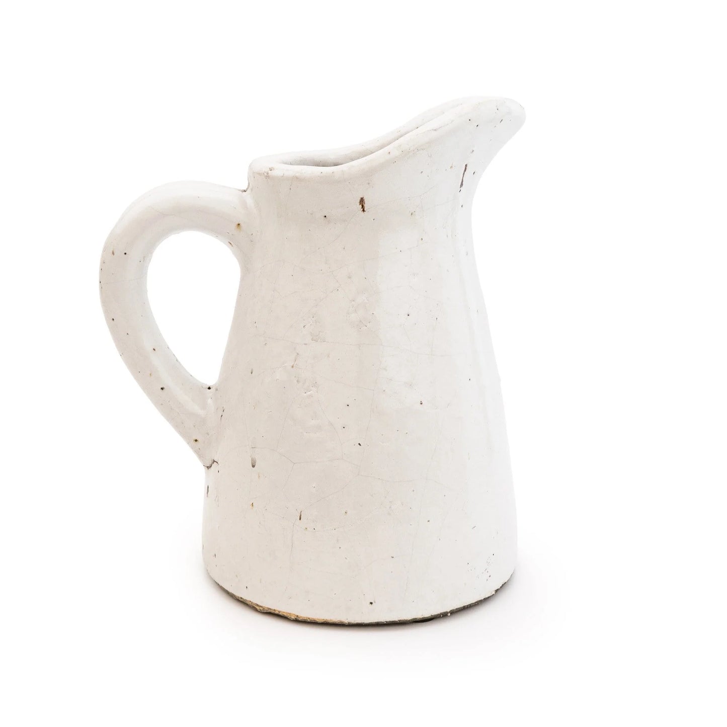 Distressed White Jug