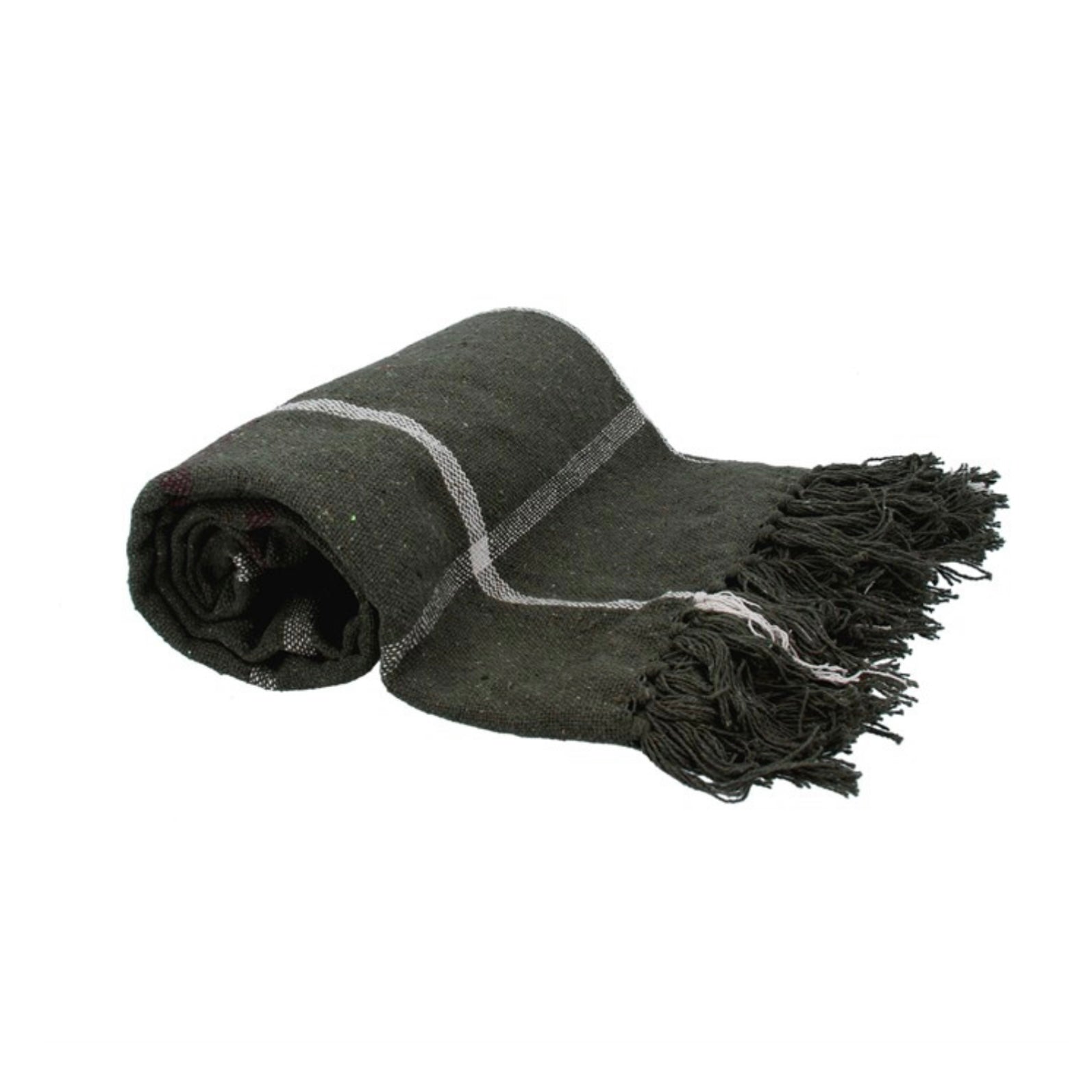 Dark Olive Green Throw Daisy Daze Homeware