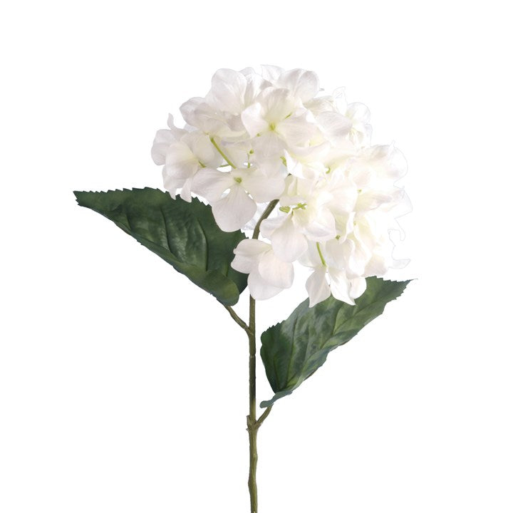 White Hydrangea Stem 67cm