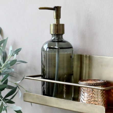 Coal Glass Pump Bottle