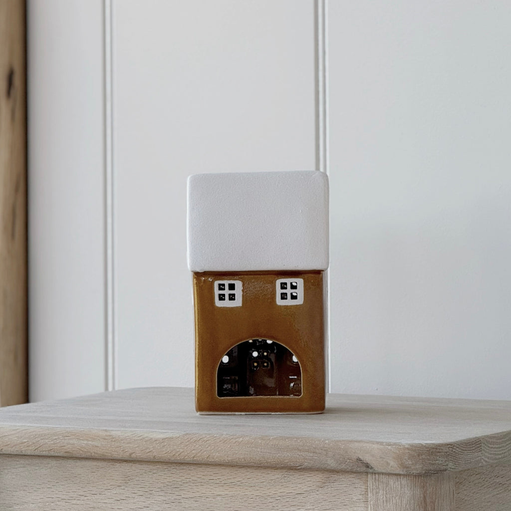Imperfect The Short Mocca House Tealight Holder