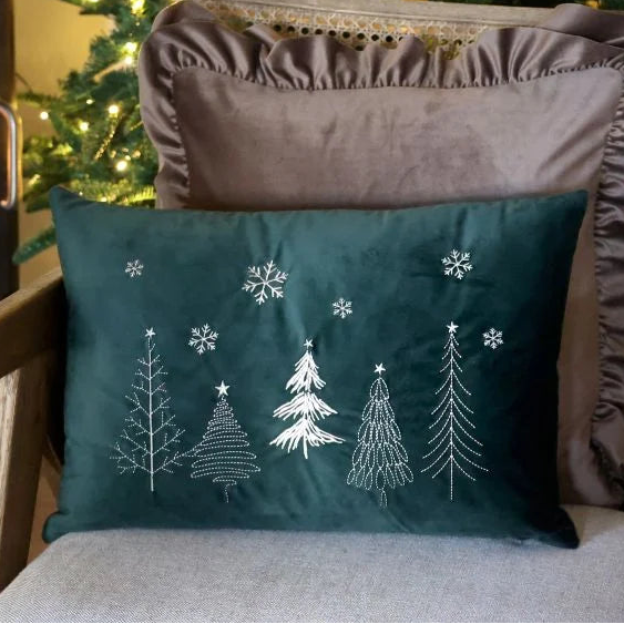 Christmas Tree Cushion Cover