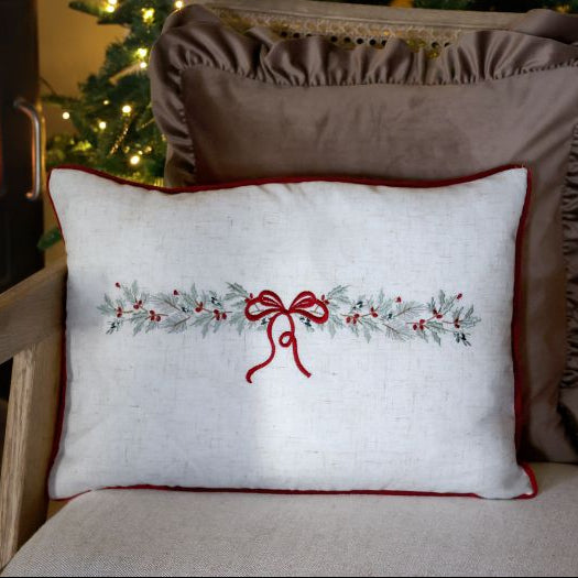 Bow & Garland Cushion Cover