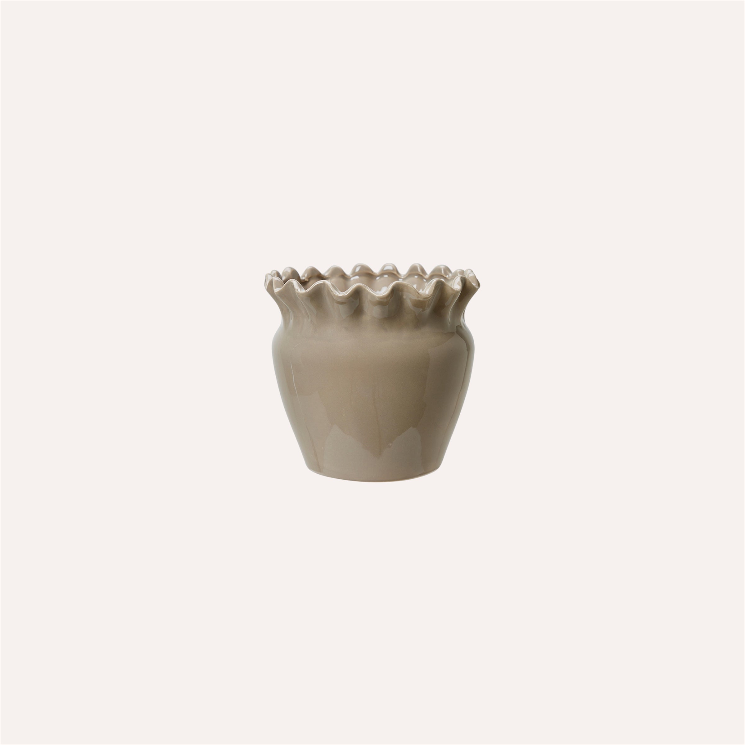 Beige Evelina Pot