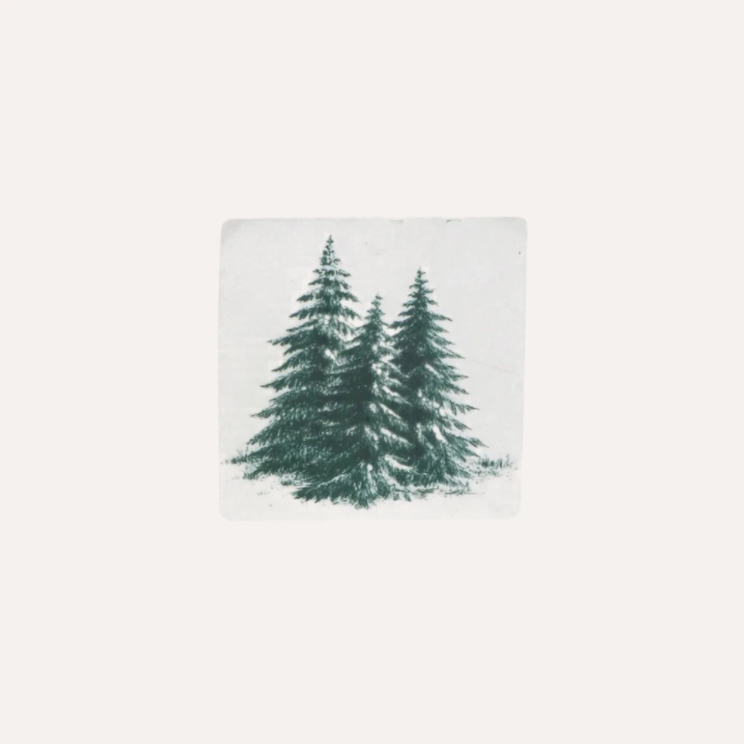 Set Of 4 Christmas Tree Coasters