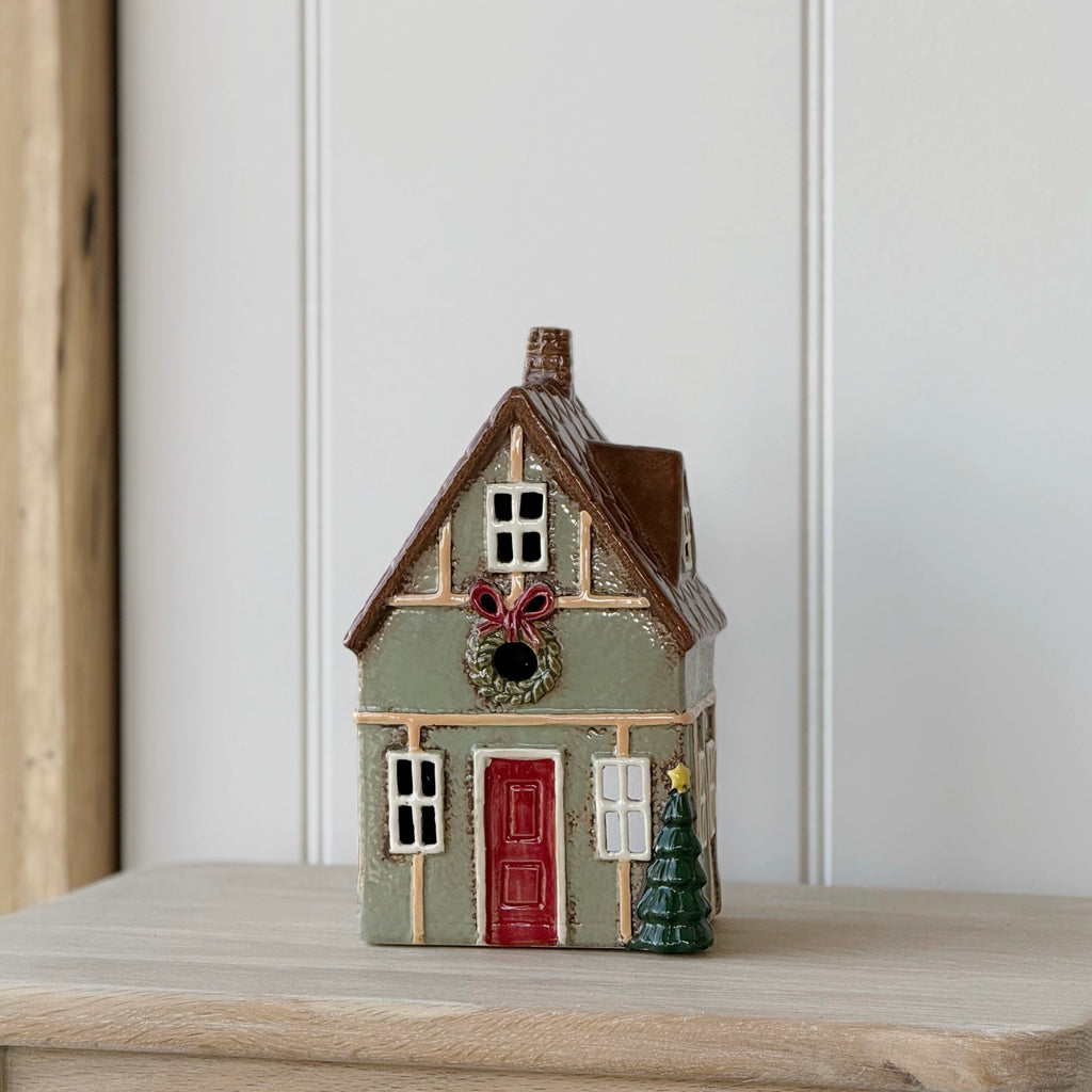 Green Christmas House