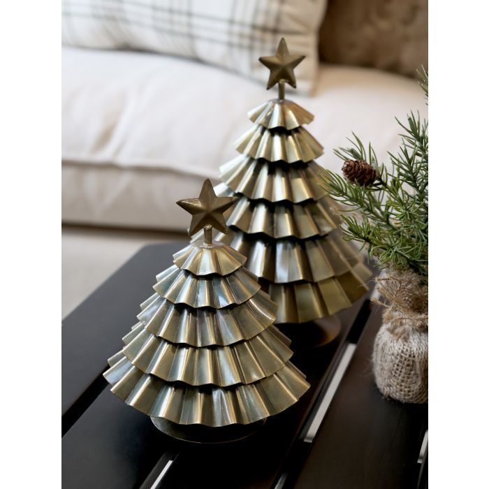 Antique Brass Christmas Tree