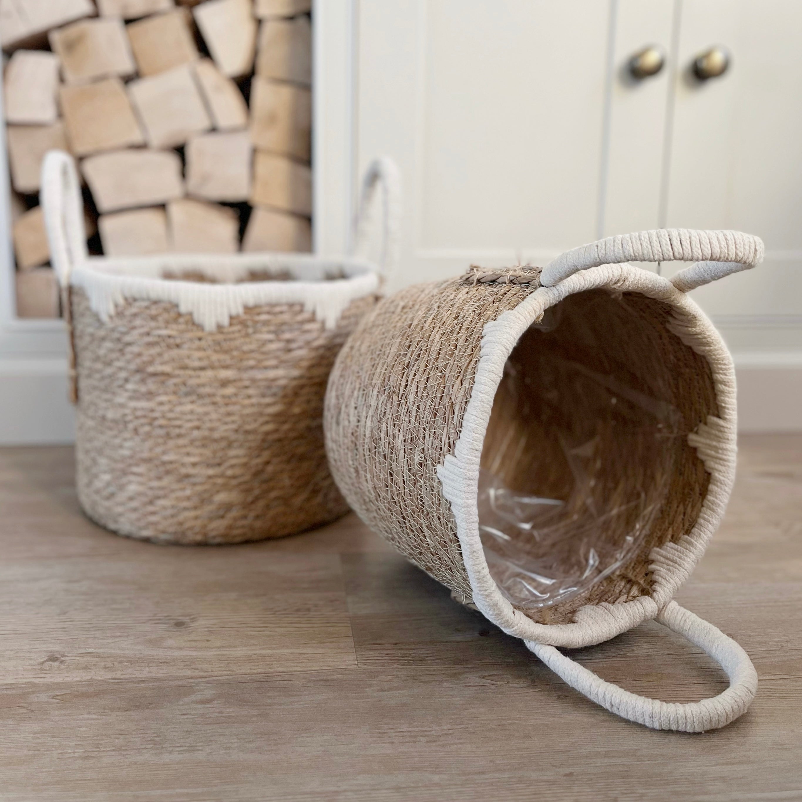 Natural Round Storage Basket