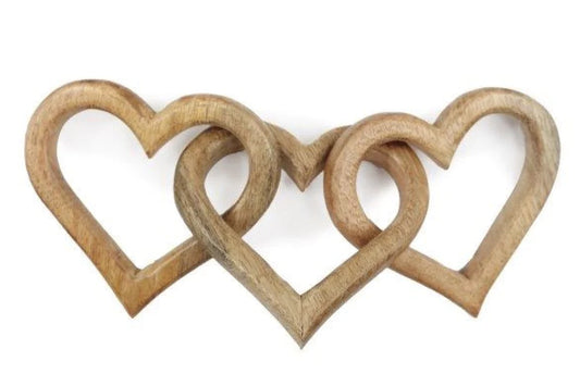 Wooden Heart Chain