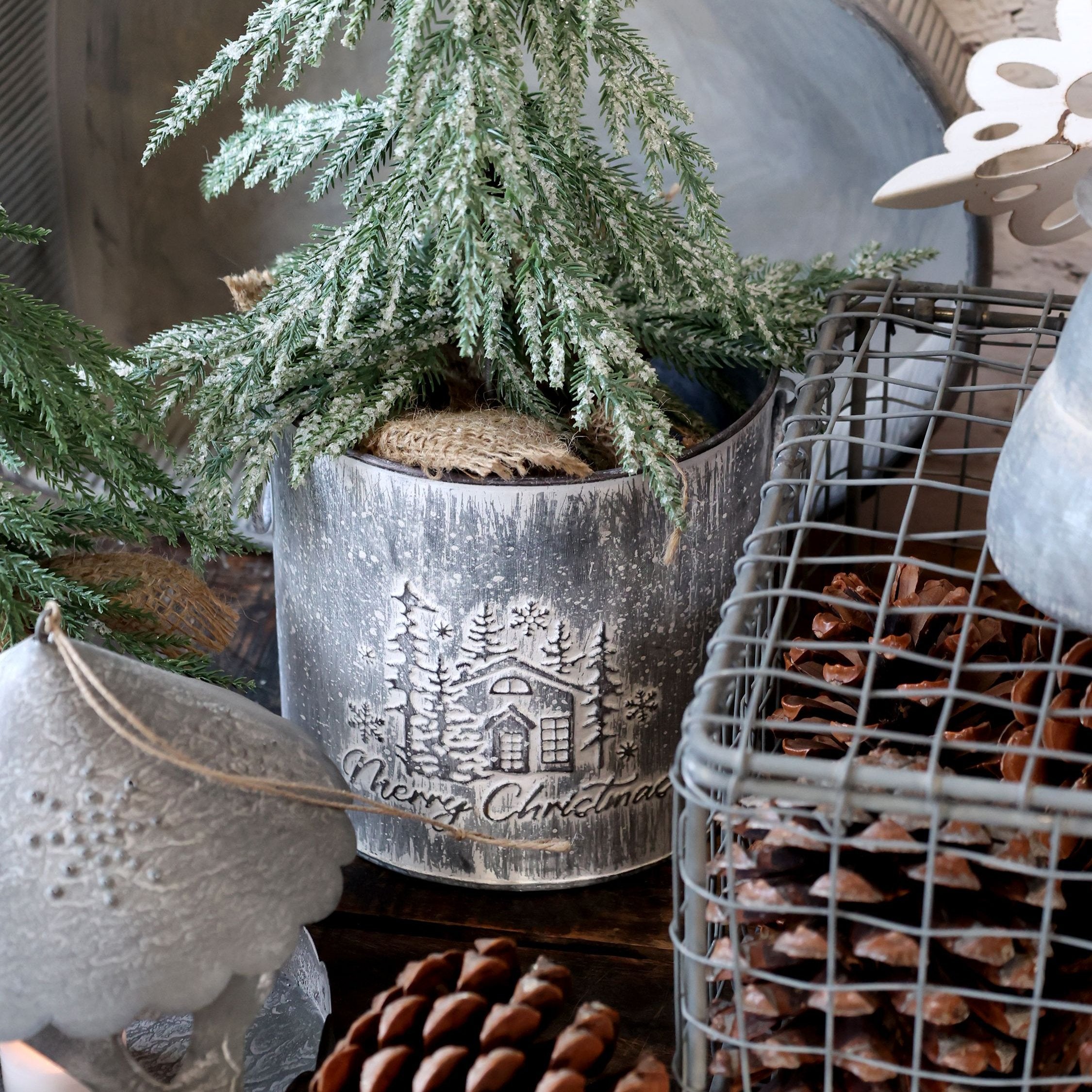 Small Christmas Planter