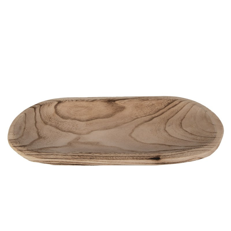 Oval Natural Wooden Tray