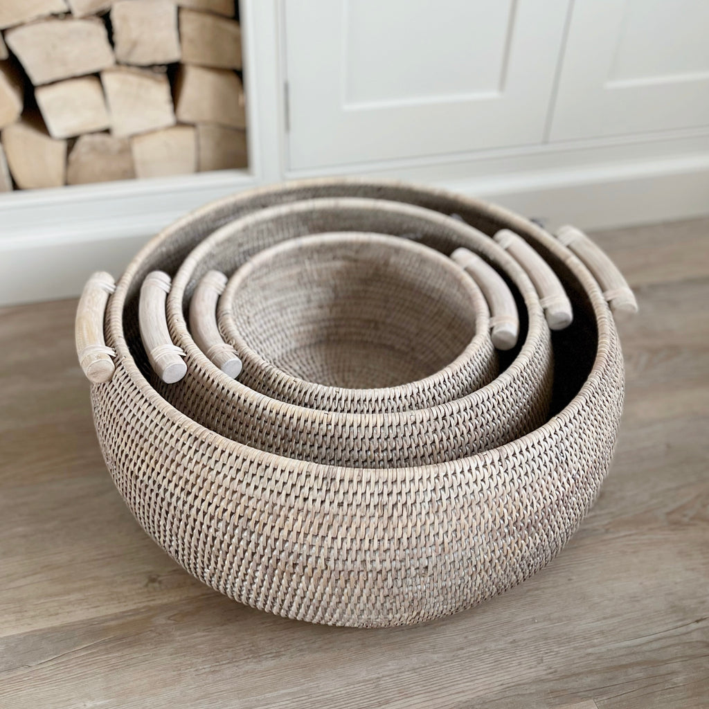Round Rattan Basket