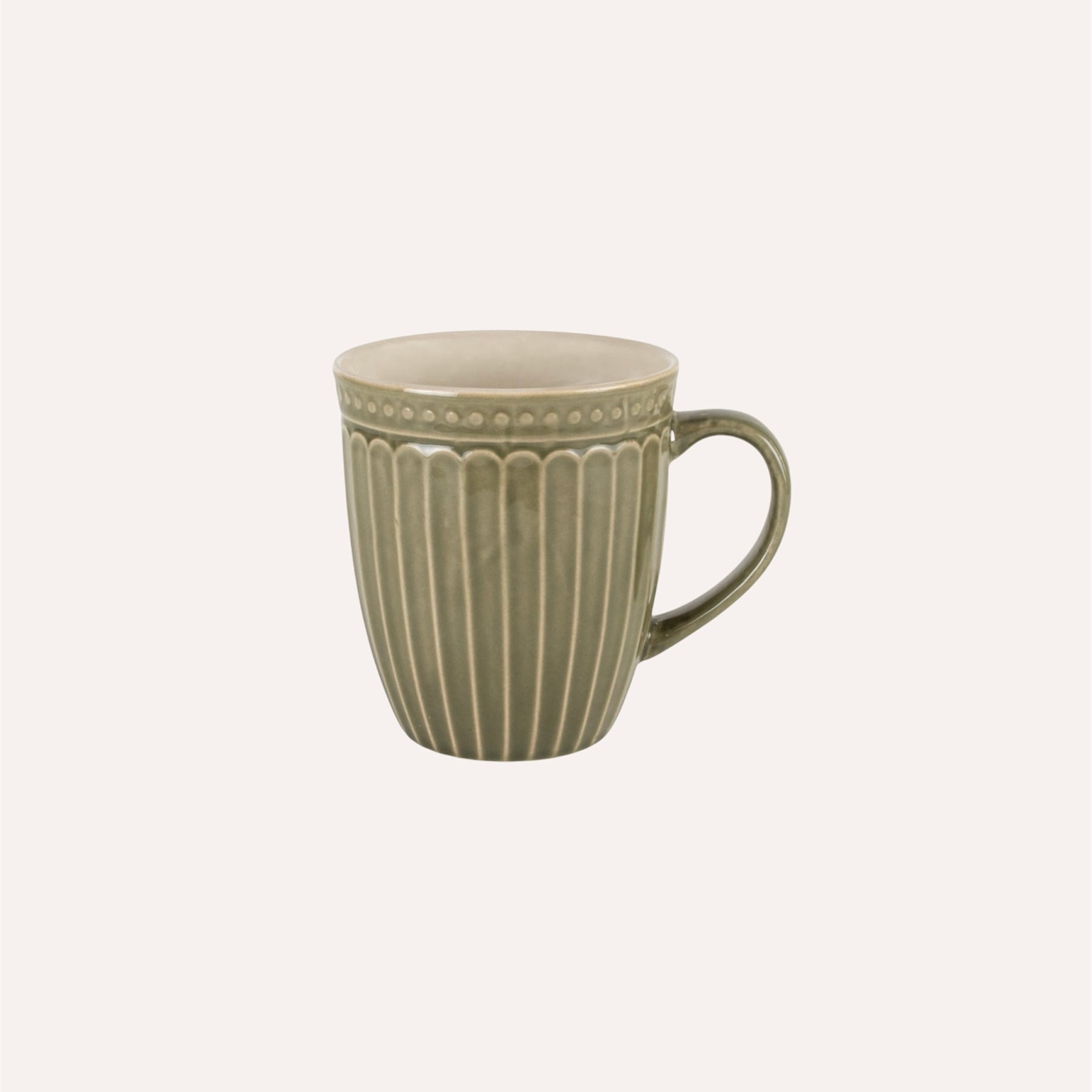 Green Pembroke Stoneware Mug
