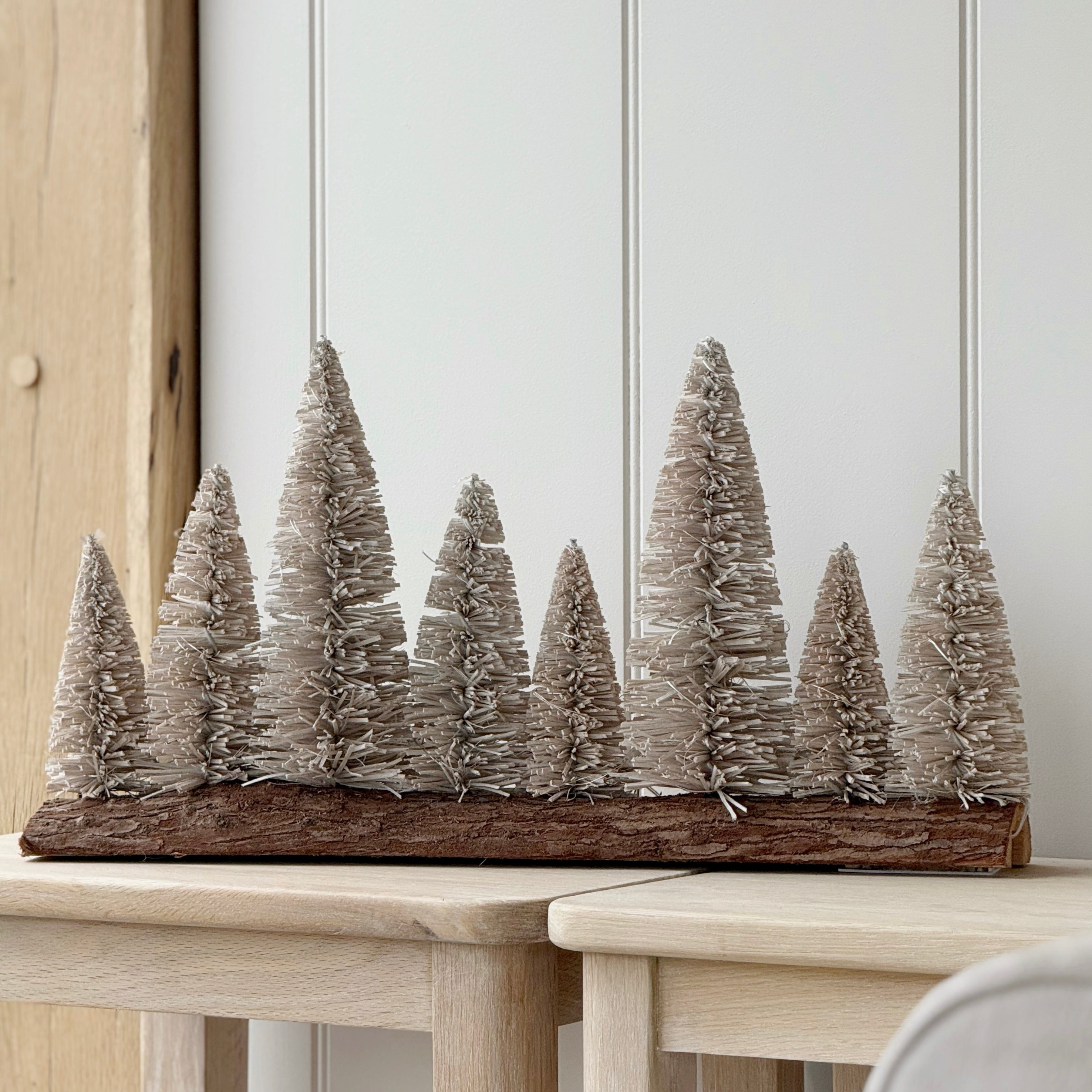 LED White Fir Forest Scene