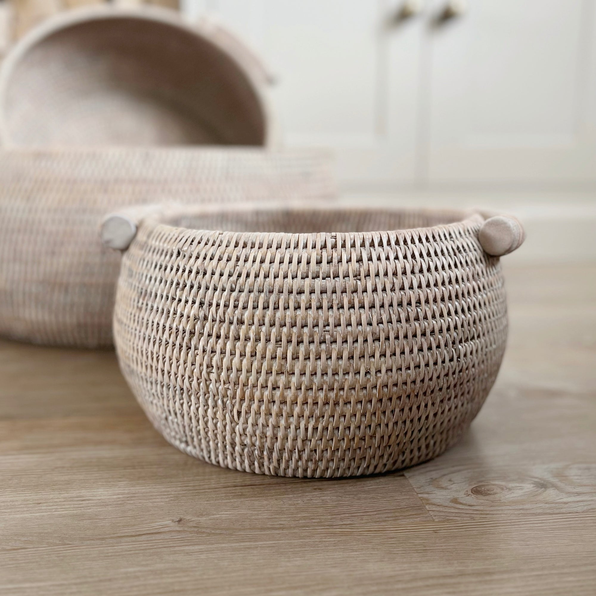 Round Rattan Basket