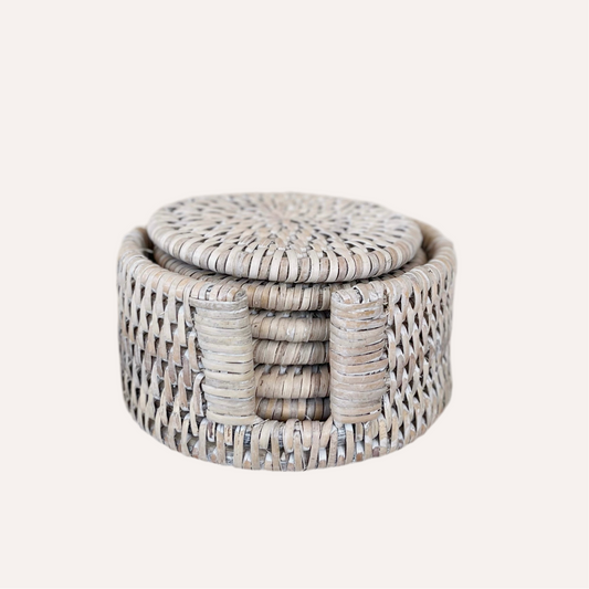Round Rattan Coasters