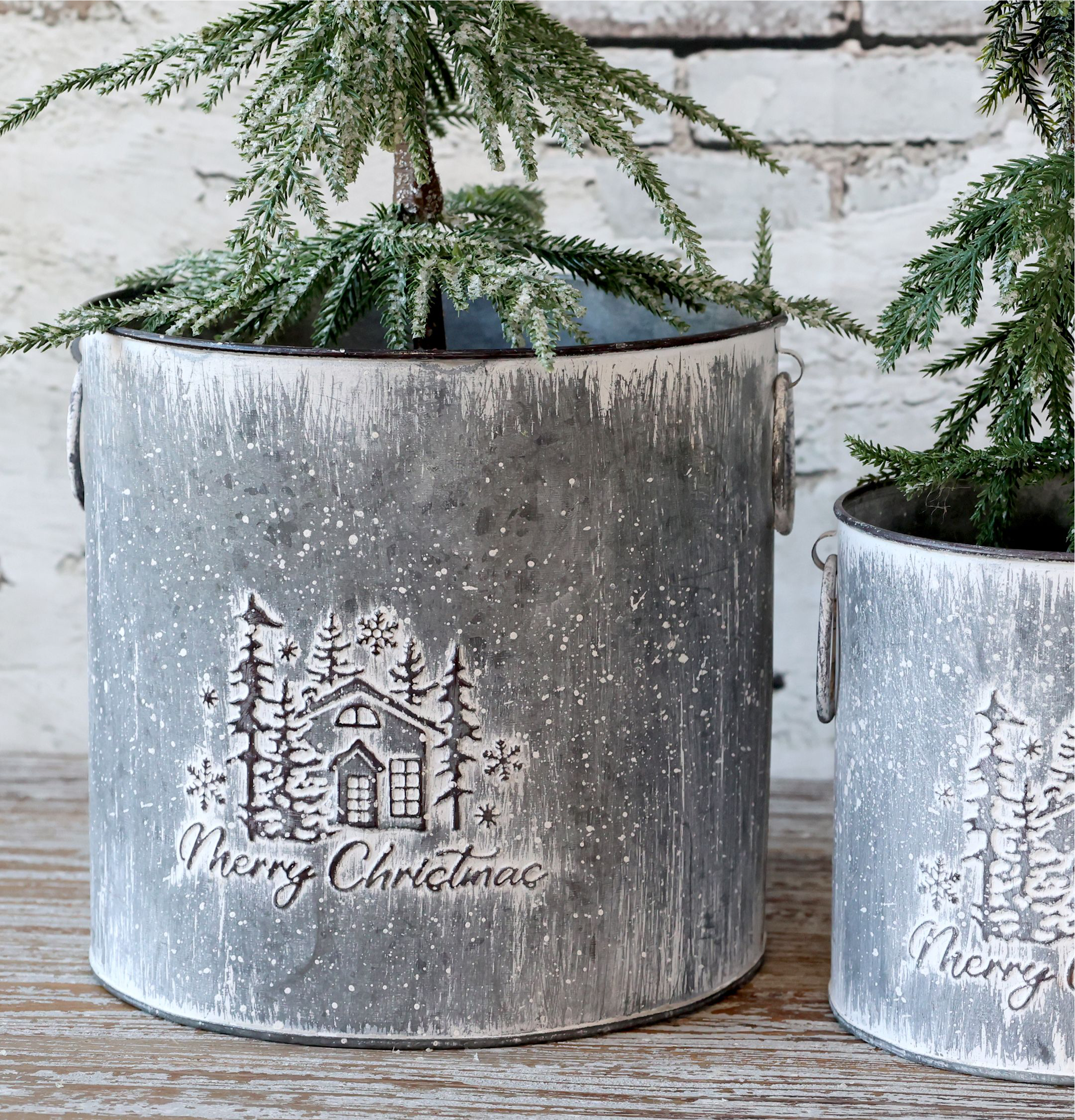 Large Christmas Planter