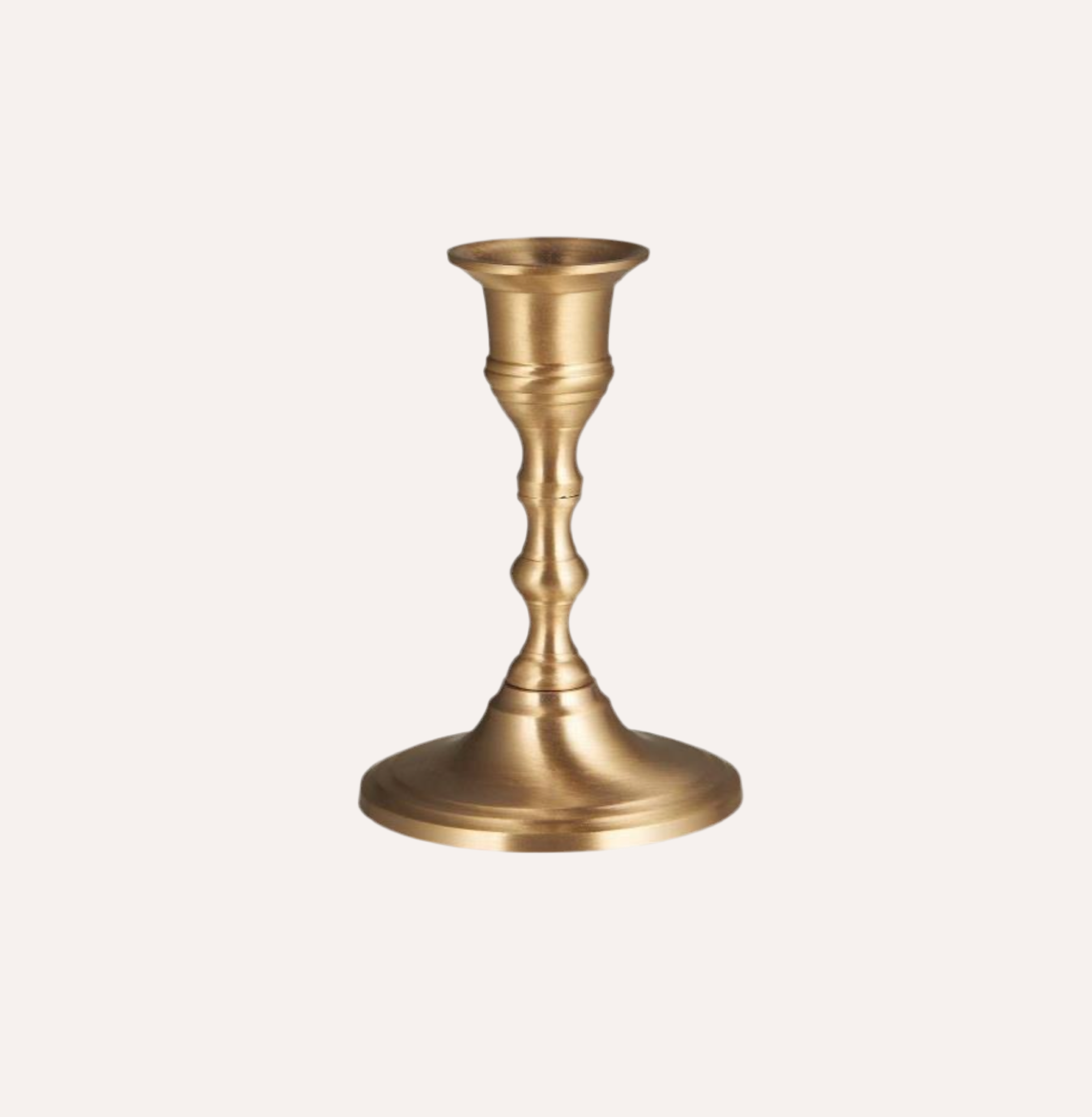 Tall Brass Candle Holder