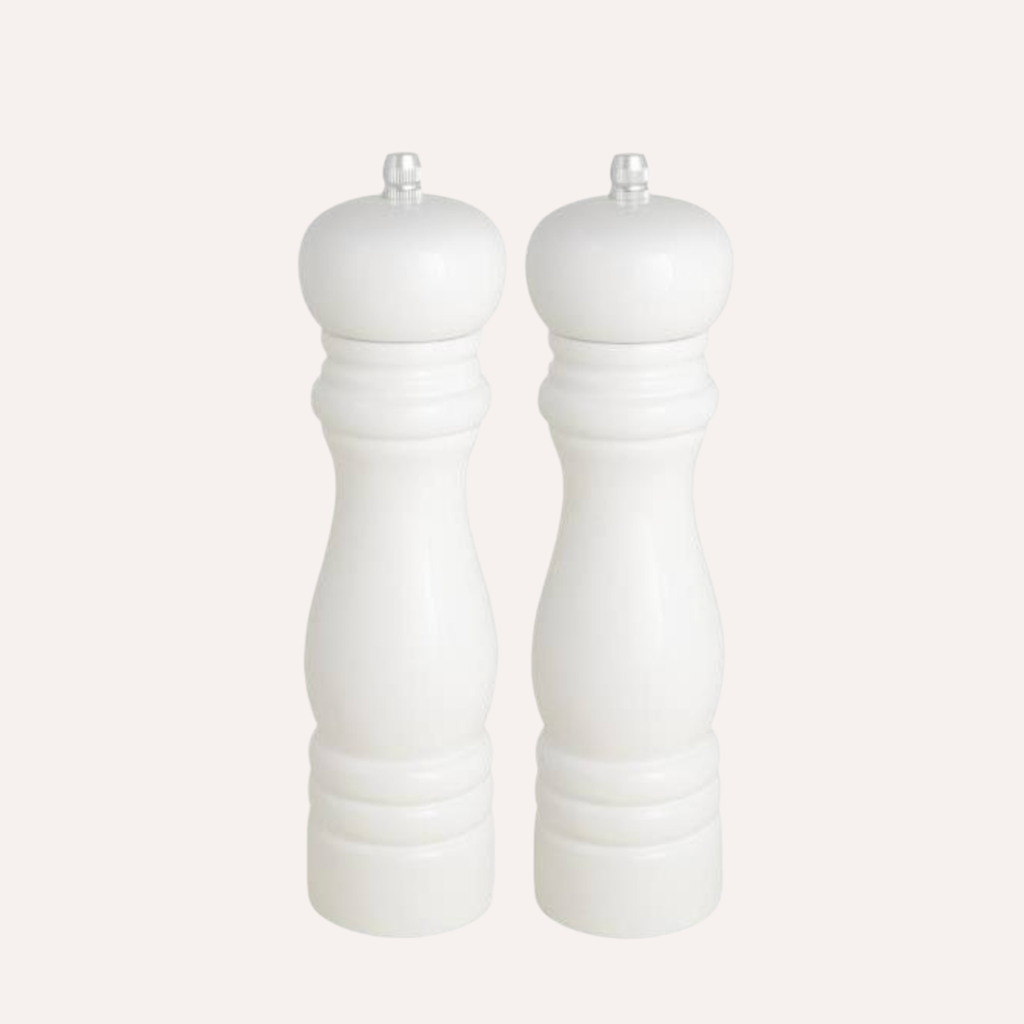 White Salt & Pepper Mill