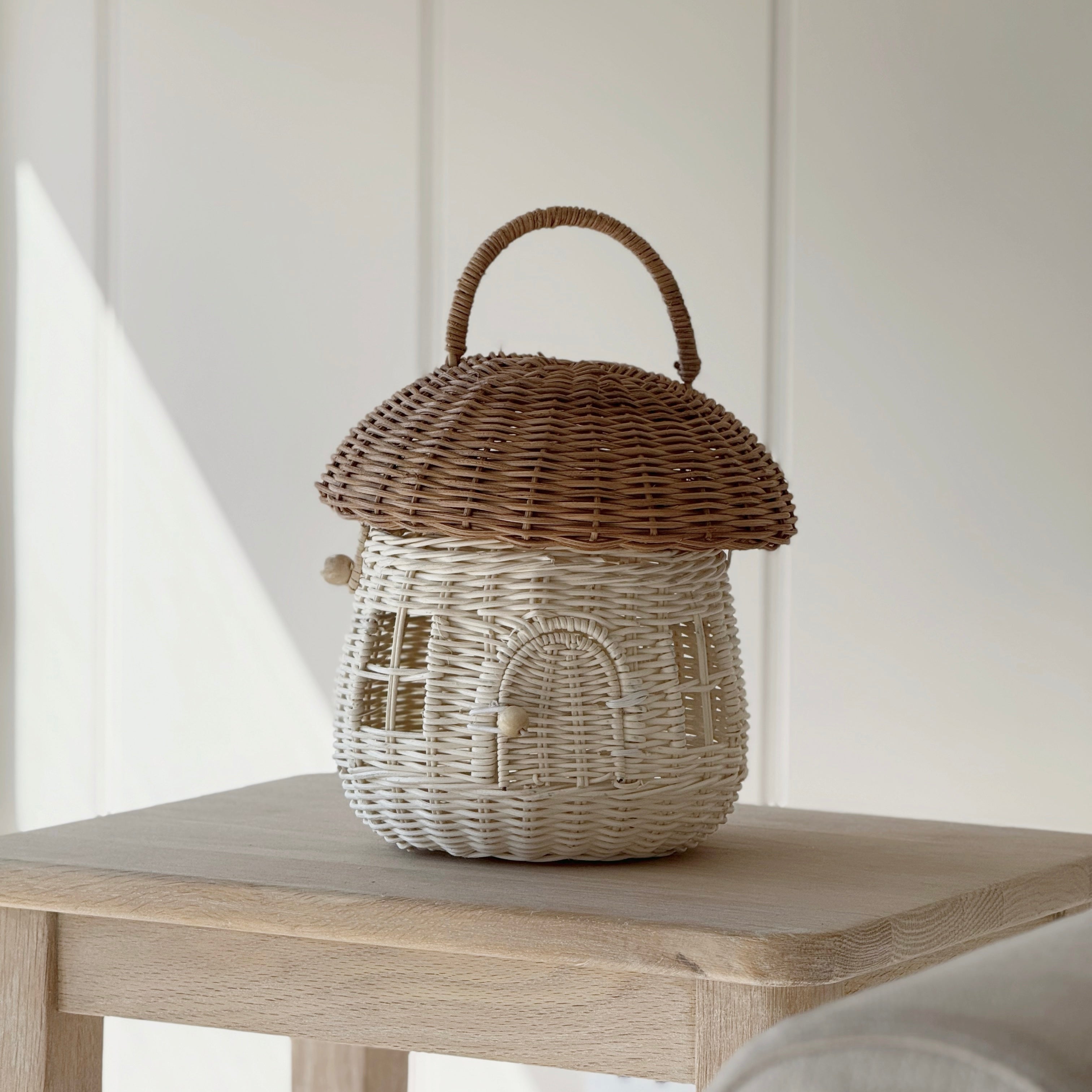 Rattan Mushroom Basket
