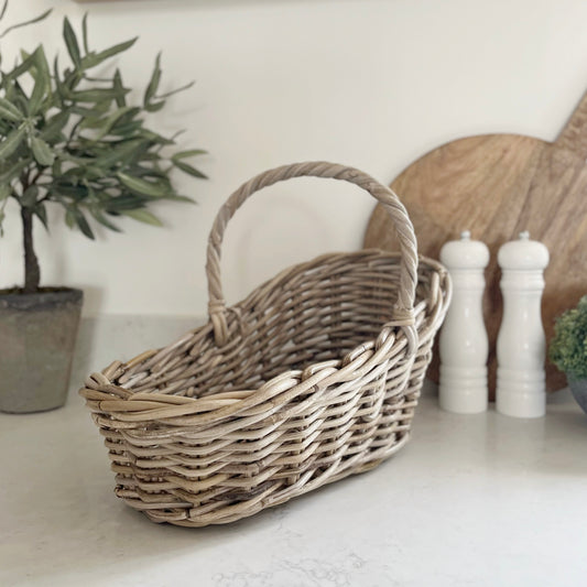 Rattan Flower Basket