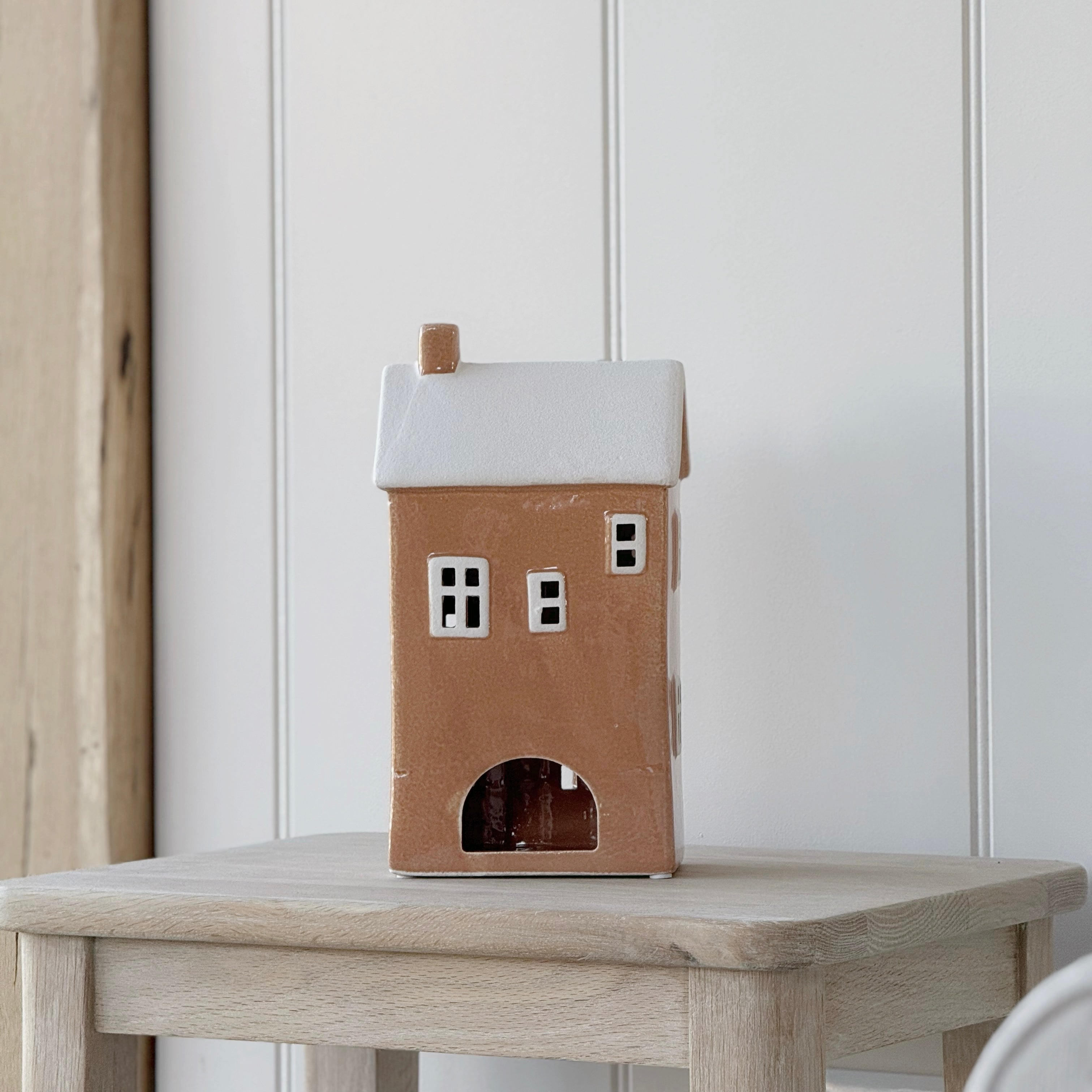Imperfect The Tall Terracotta Tealight House