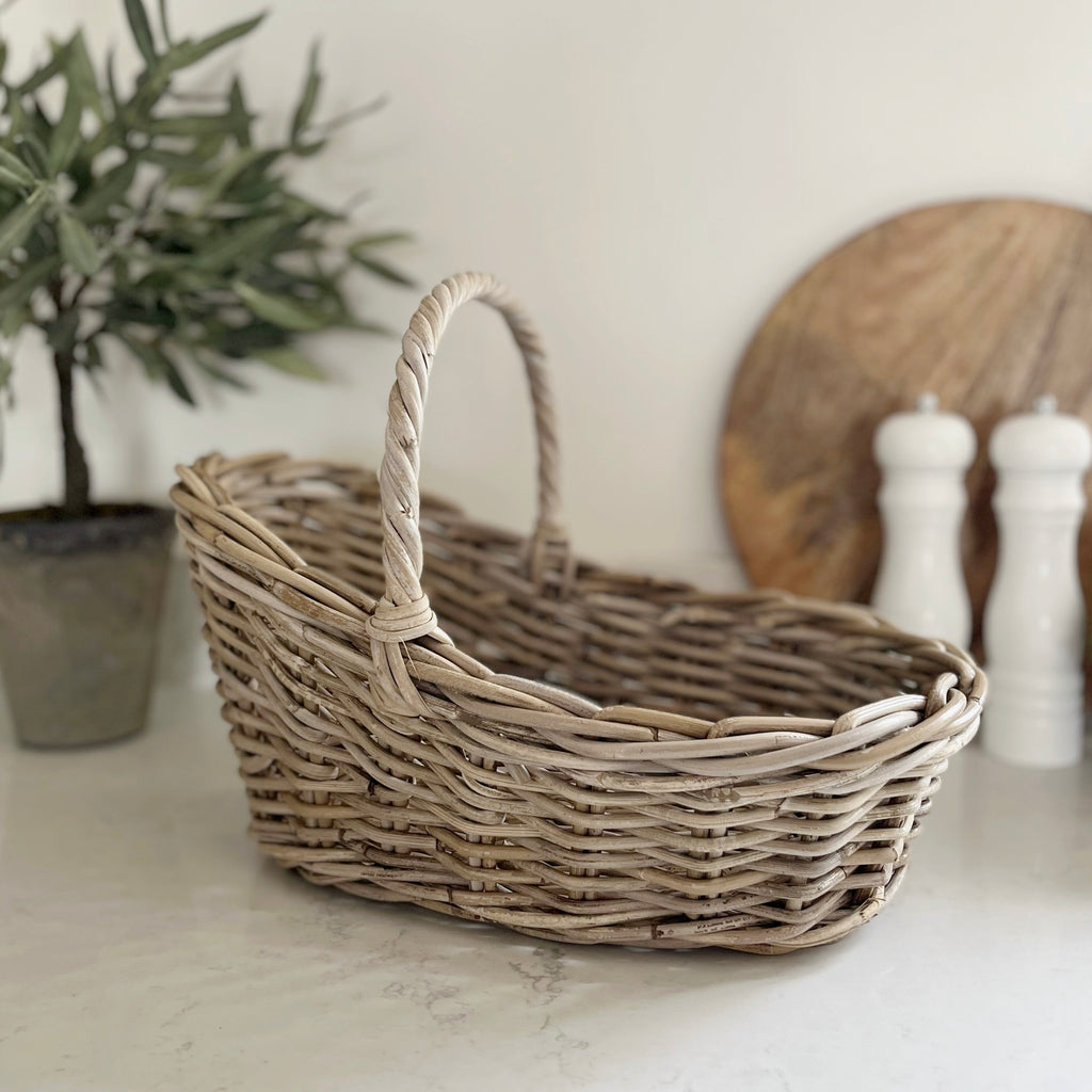 Rattan Flower Basket