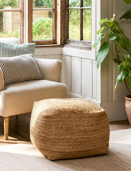 Cerney Jute Foot Stool
