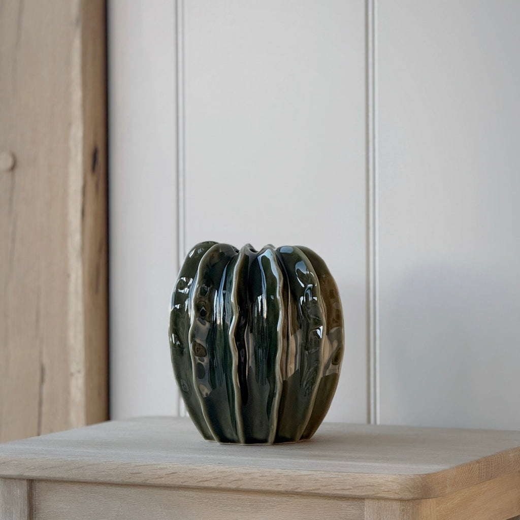 Large Olive Pod Vase