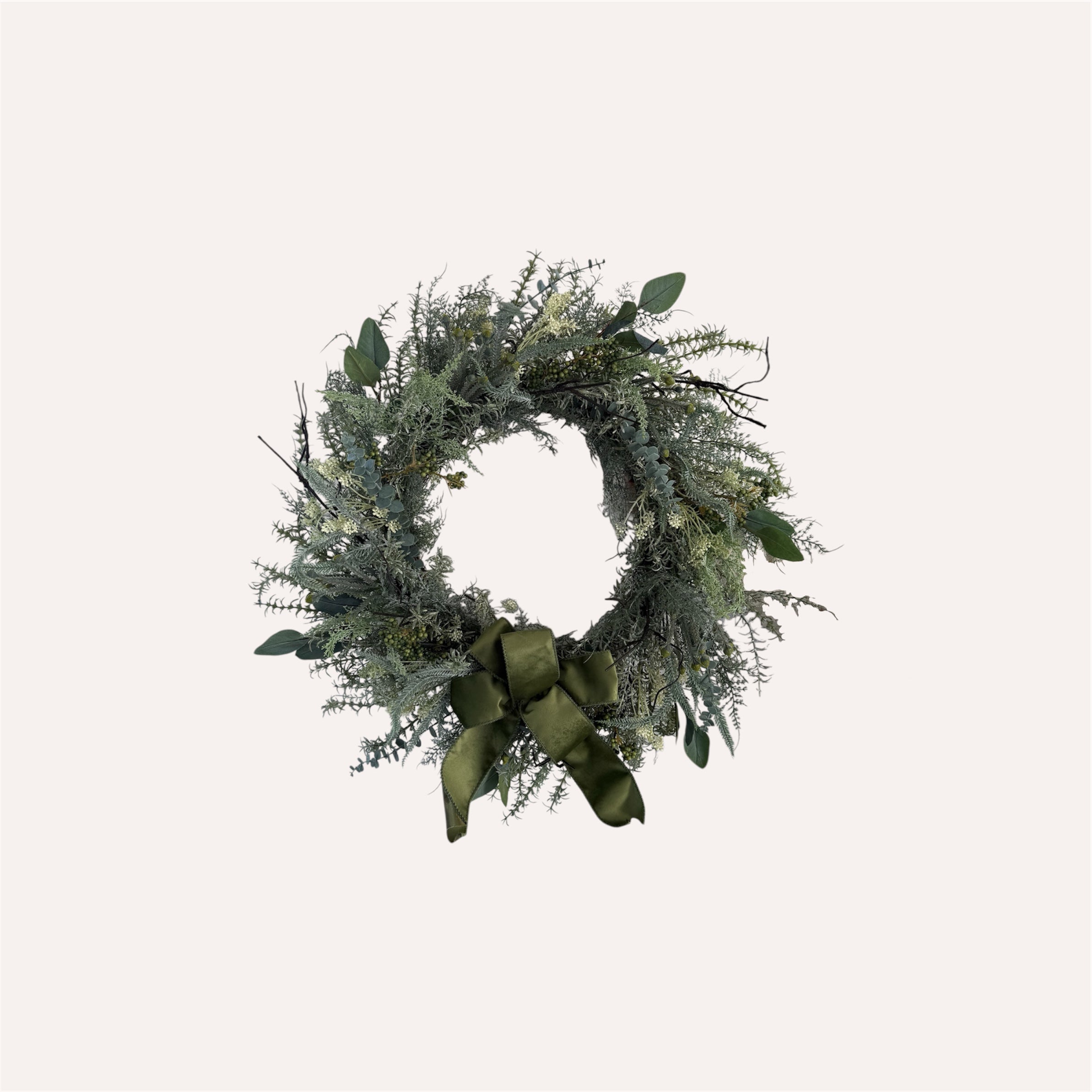 Green Bow Wreath