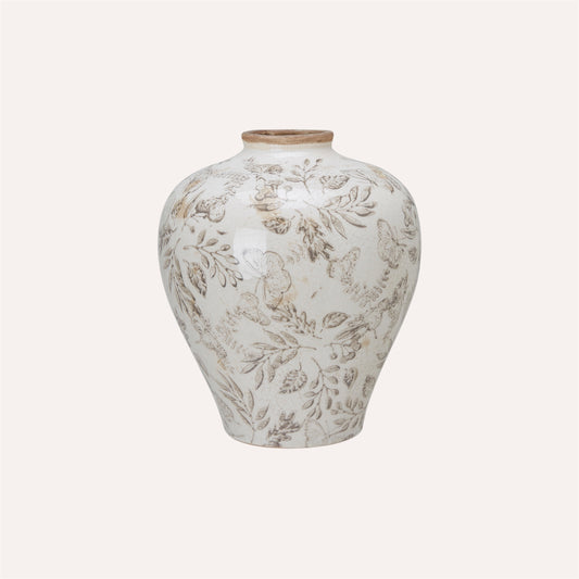 Taupe Vintage Style Vase