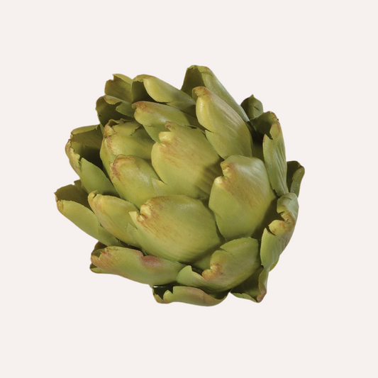 Faux Green Artichoke Head